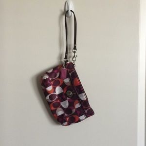 Like new Coach wristlet
